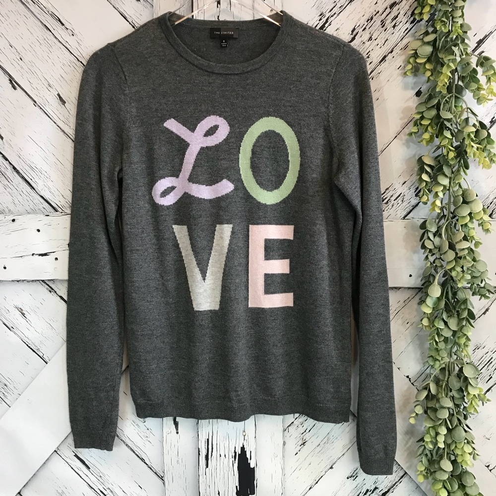 The Limited Love Graphic Sweater Size Small